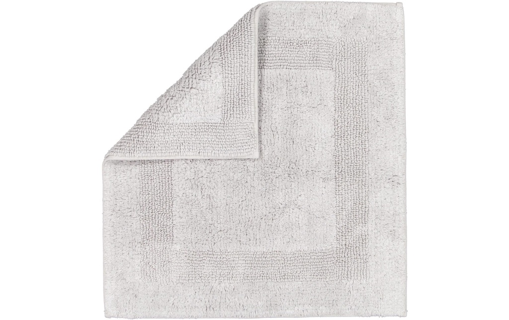 Cawö Tapis de bain 60 x 60 cm, Platine
