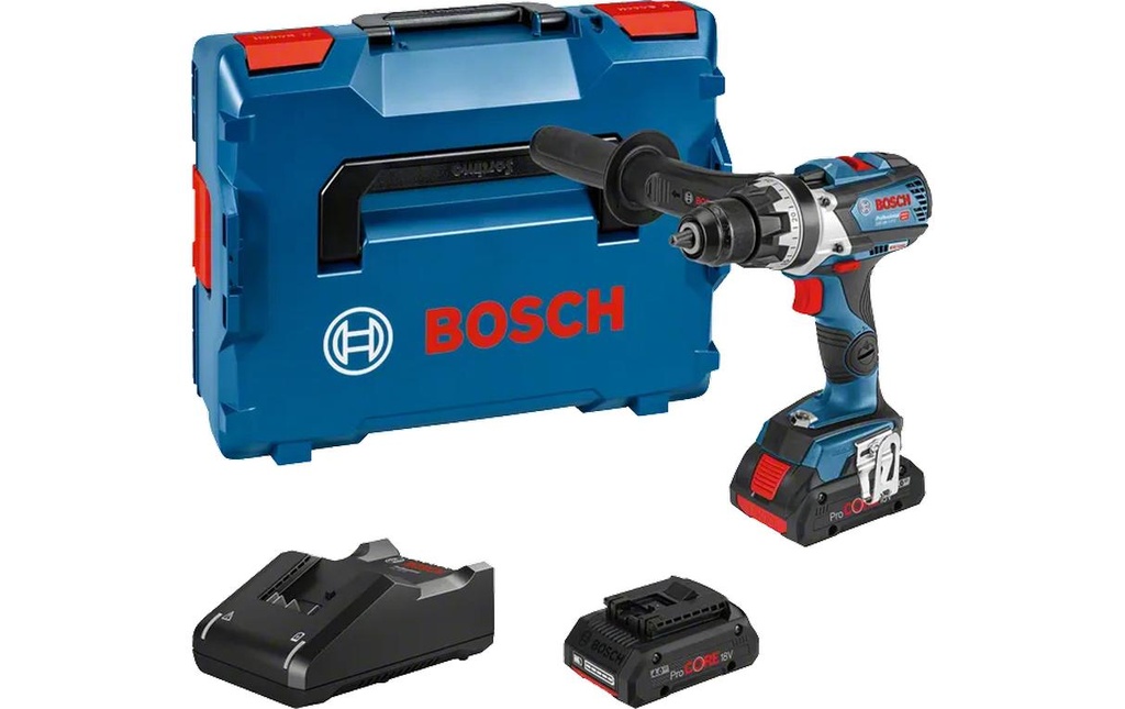Bosch Professional Perceuse-visseuse sans fil GSR 18 V-110 C + 2x 4.0Ah + GAL 18 V-40