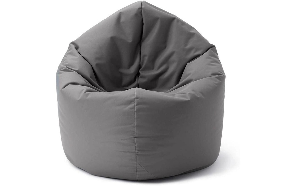 Lumaland Pouf rond 2 en 1, 300 l Polyester (PES), Gris