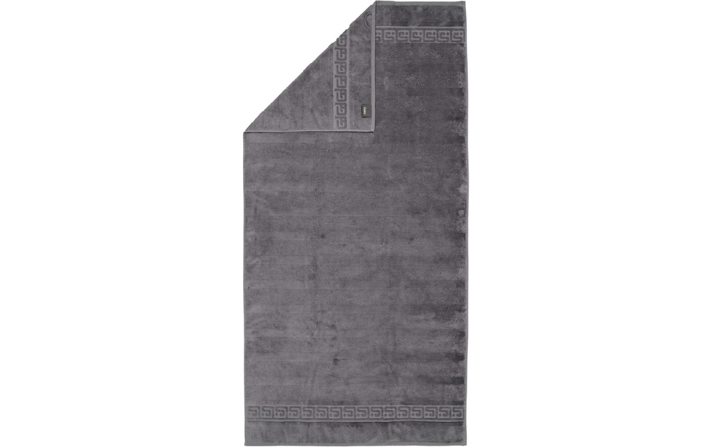 Cawö Serviette de douche Noblesse 80 x 160 cm, Gris foncé