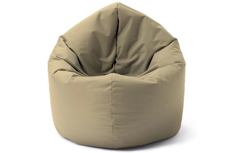 Lumaland Pouf rond 2 en 1, 300 l Polyester (PES), Beige