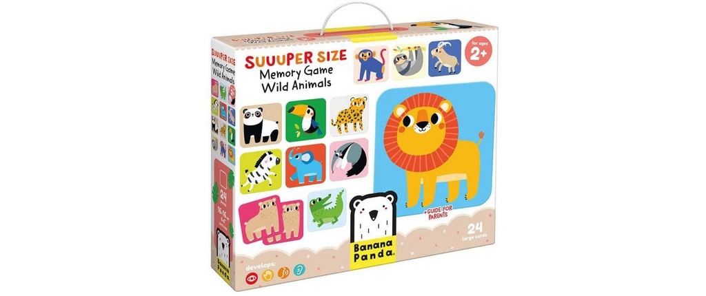 BANANA PANDA Memory Super Size anim.sauvage (30 pces)