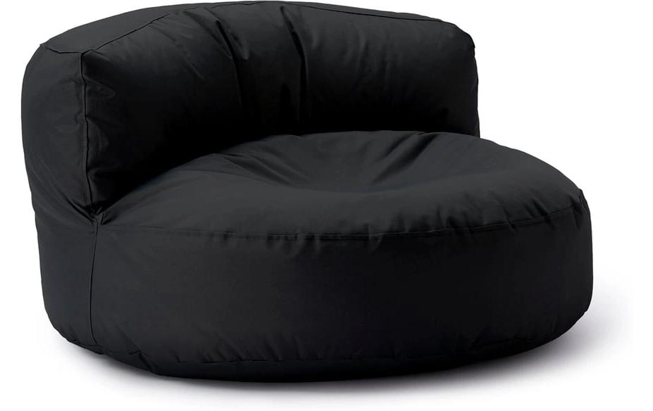 Lumaland Canapé-sac, 320 l Polyester (PES), Noir