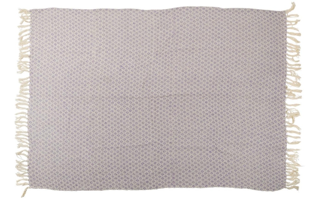 Arti Casa Couverture en coton 170 x 130 cm, Violet