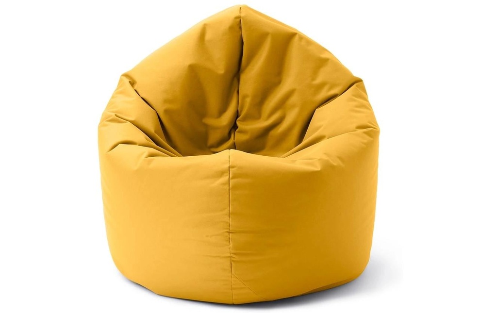 Lumaland Pouf rond 2 en 1, 300 l Polyester (PES), Jaune