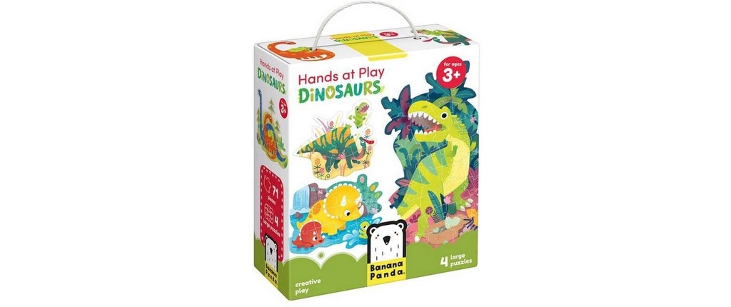 Banana Panda Puzzle Hands at Play Dinosaures Carton 71 pièces