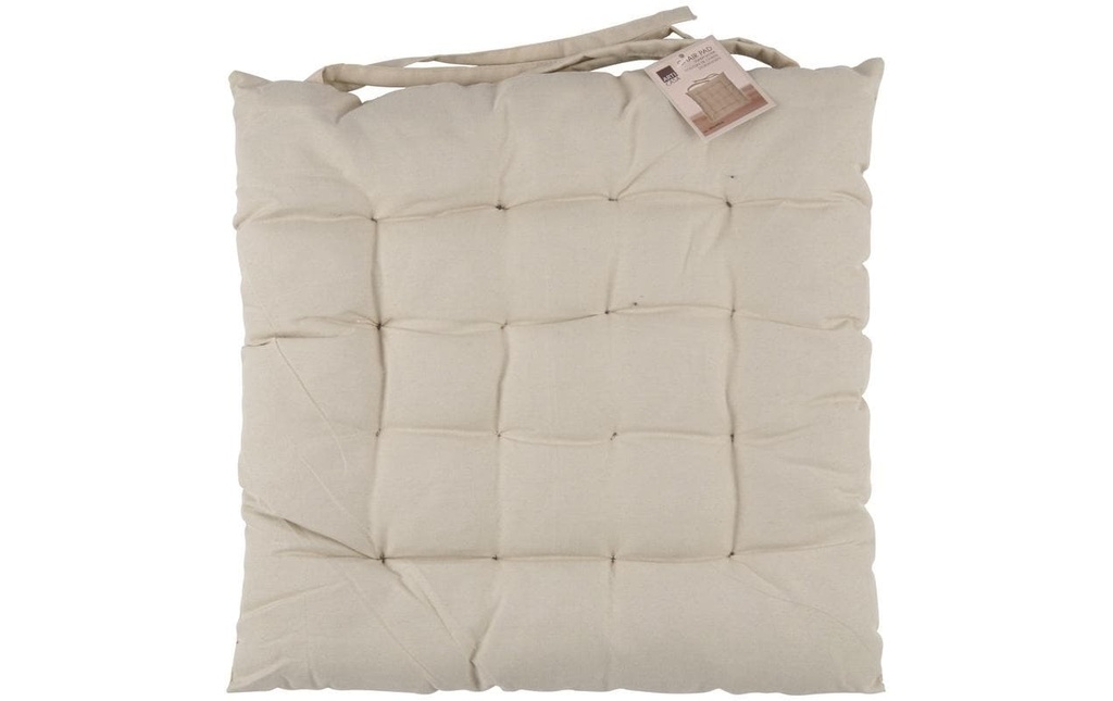Arti Casa Coussin pour chaise de jardin 38 x 38 cm, Beige