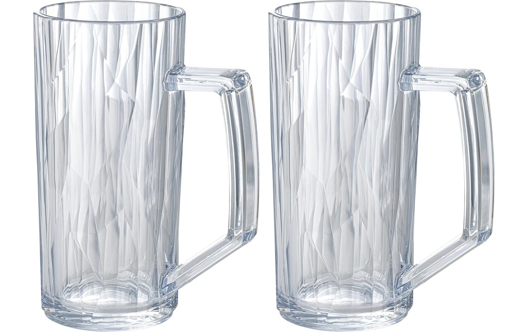 Koziol Verre à bière Club No. 25 300 ml, 2 Pièce/s, Transparent