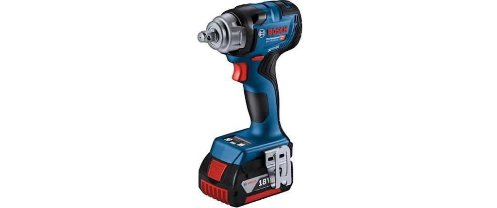 Bosch Professional Clés à chocs sans fil GDS 18 V-330 HC + 2x 5.0 Ah