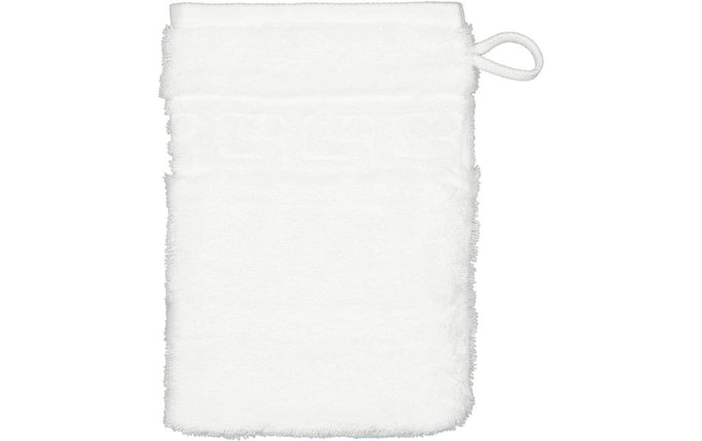 Cawö Gant de toilette Noblesse 16 x 22 cm, Blanc