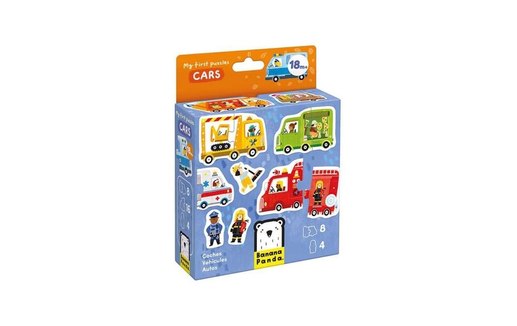 Banana Panda Puzzle My First Cars Carton