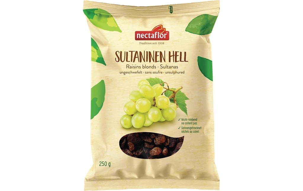 Nectaflor Raisins sultanines clairs 250 g