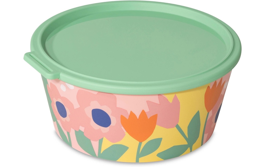 Koziol Bol Nora Blooms mit Deckel 2.2 l, Multicolore