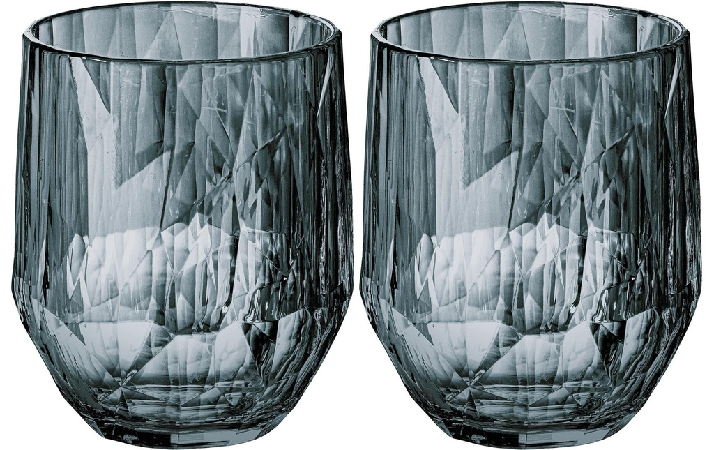 Koziol Verre Club No. 24 300 ml, 2 Pièce/s, Gris
