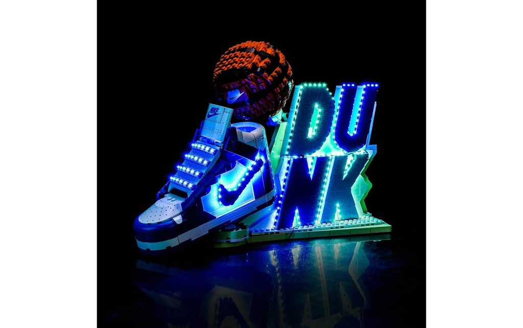 BrickBling Lumières-LED pour LEGO® Ensemble Nike Dunk (43008)
