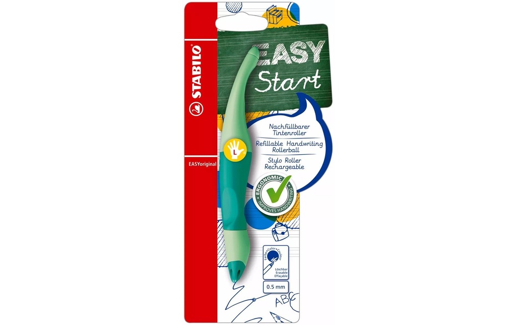 STABILO EASYoriginal Pastell Menthe L roller pour gauchers