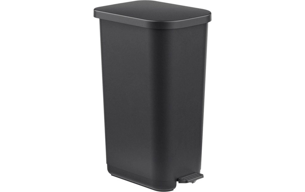 Rotho Poubelle à pédale Poubelle à pédale 35 l Orbe 55 l, Noir