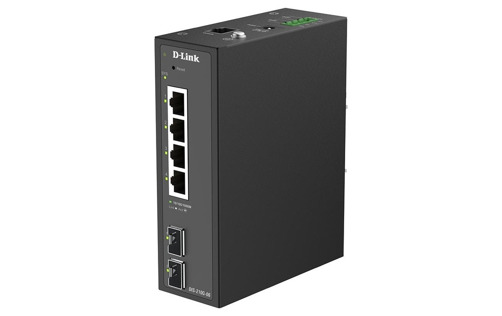 D-Link PoE+ Switch DIS-210G-06P 6