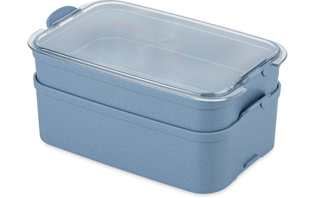 Koziol Boîte casse-croûte Stakk 2 l, Bleu