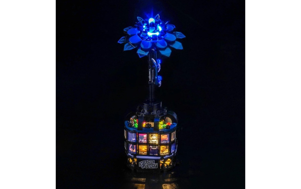 BrickBling Lumières-LED pour LEGO® Wednesday: Dahlia noir (76784)