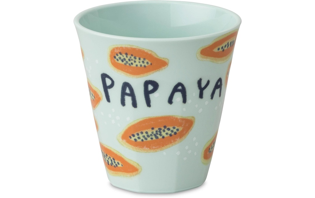 Koziol Gobelet Nora M Juicies Papaya 300 ml, 1 Pièce/s, Bleu clair