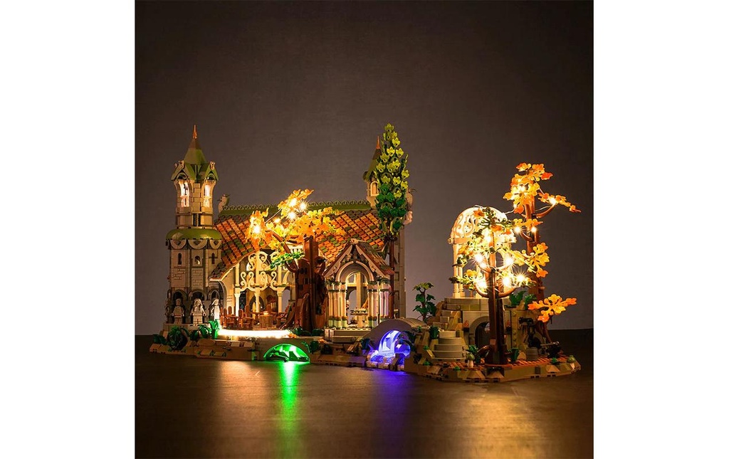 BrickBling Lumières-LED pour LEGO® Seigneur des Anneaux: Fondcombe (10316)