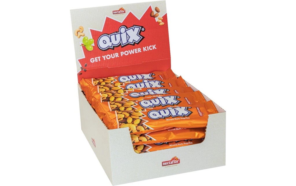 Nectaflor Quix Mixed Nuts Paprika 25 x 40 g