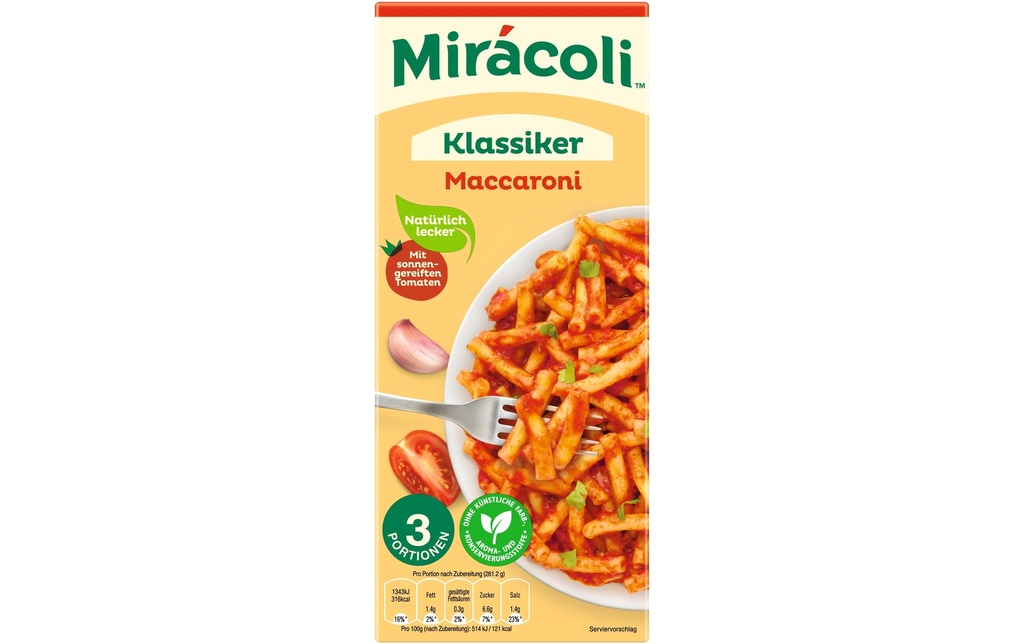 Mirácoli Pâtes alimentaires Macaroni 356 g
