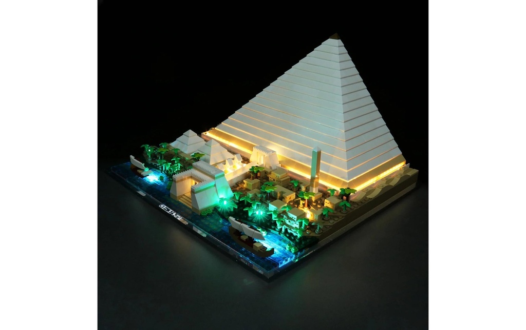BrickBling Lumières-LED pour LEGO® Pyramide de Khéops (21058)