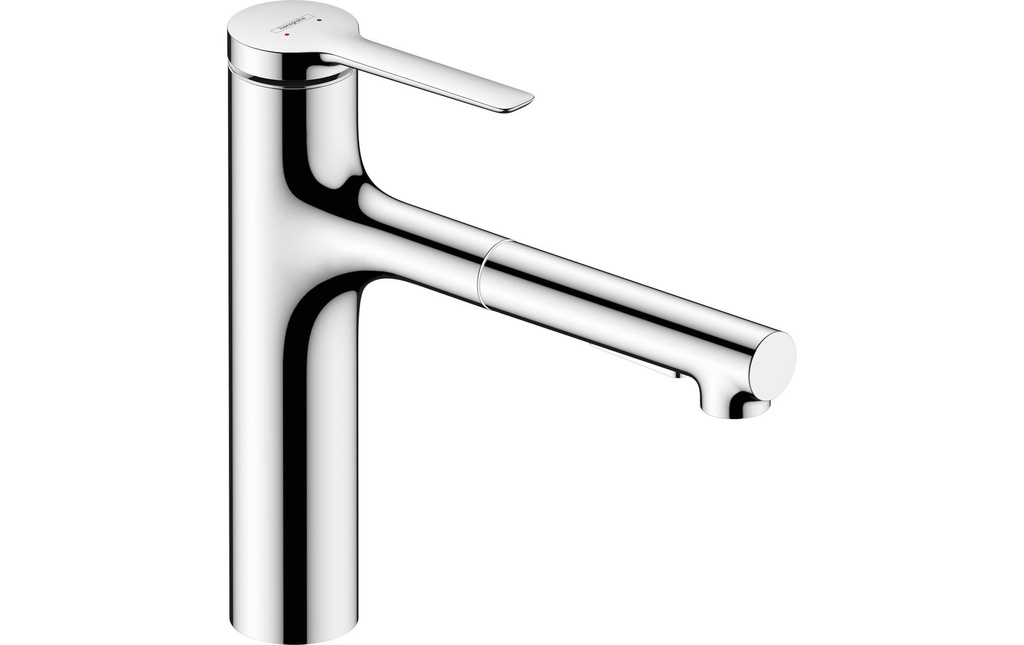 hansgrohe Robinetterie de cuisine Zesis M33 Douchette extractible, 2 jets, sBox lite