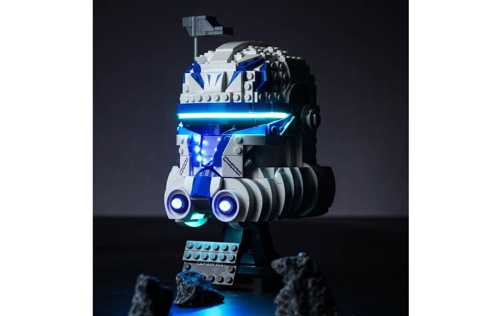 BrickBling Lumières-LED pour LEGO® Casque du capitaine Rex (75349)