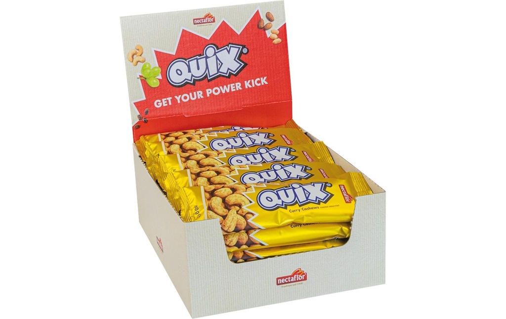 Nectaflor Noix de cajou au curry Quix 25 x 40 g