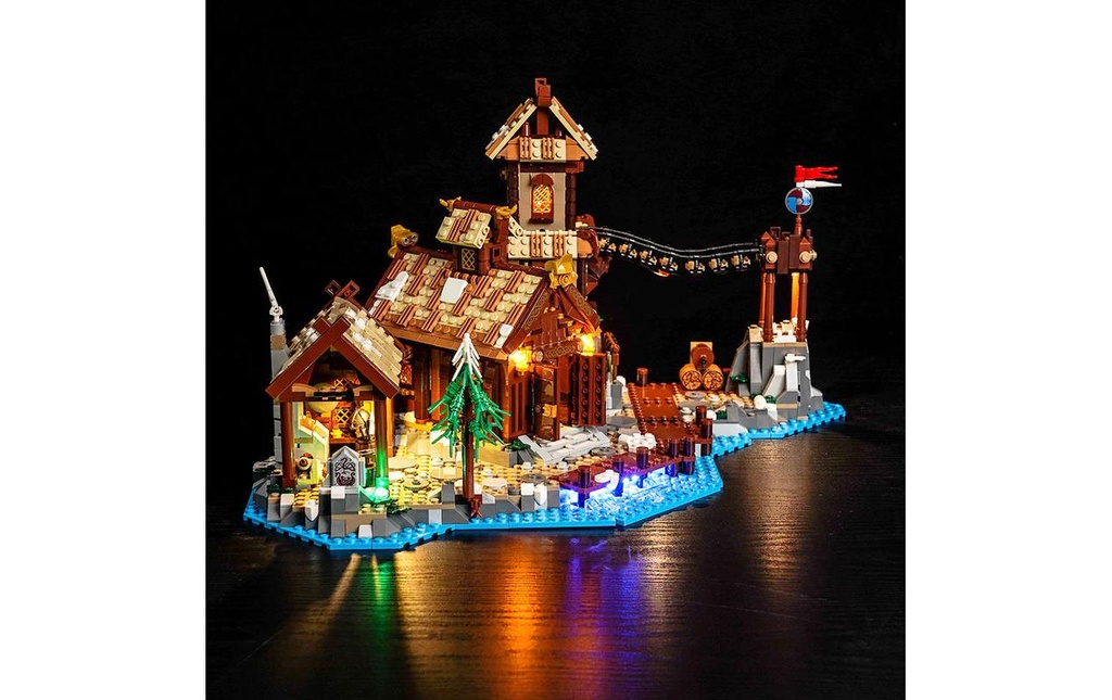 BrickBling Lumières-LED pour LEGO® Village viking (21343)