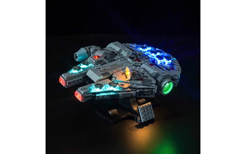BrickBling Lumières-LED pour LEGO® Star Wars: Faucon Millénium (75375)