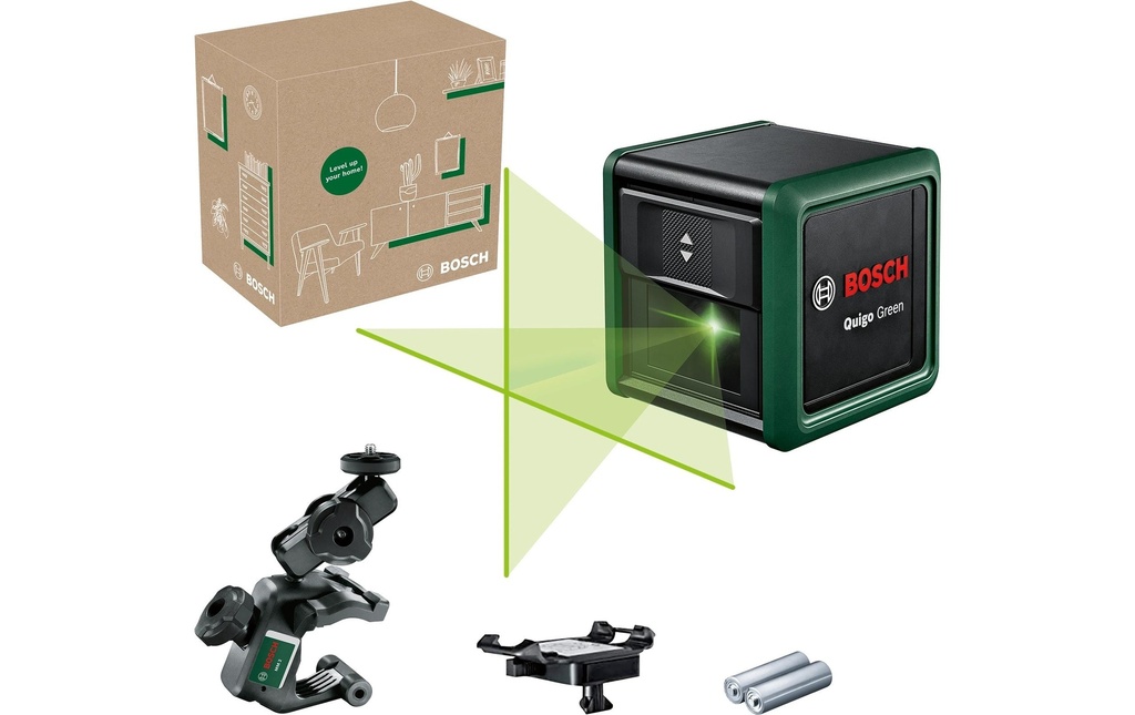 Bosch Laser à lignes croisées Quigo Green 12 m