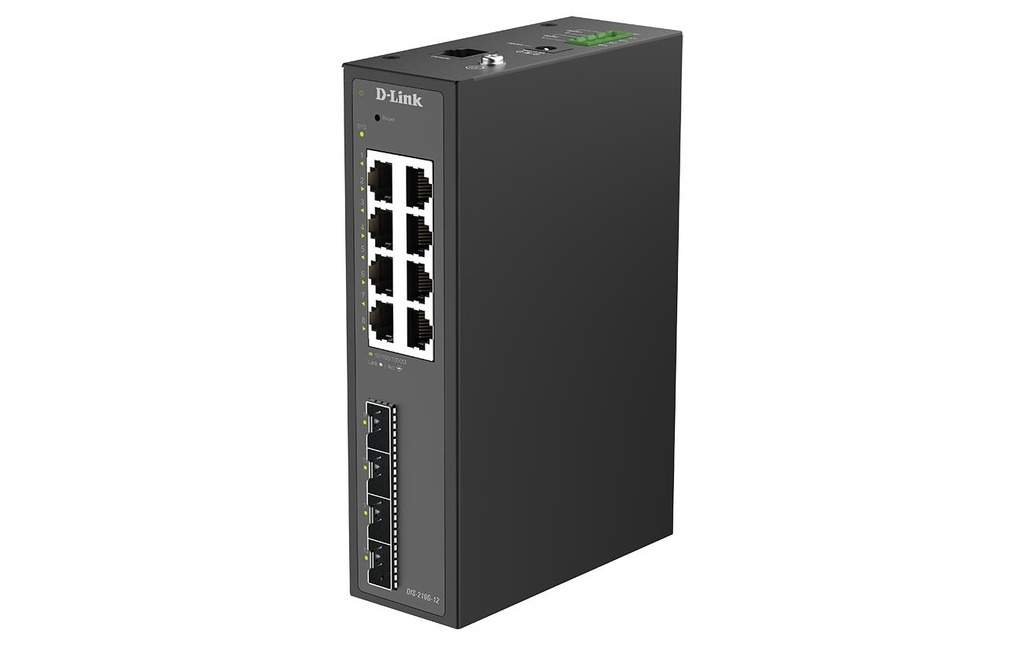 D-Link PoE+ Switch DIS-210G-12P 12