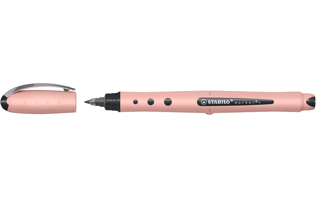 STABILO worker+ 0.5 mm rollerbal 0.5 mm, Rose