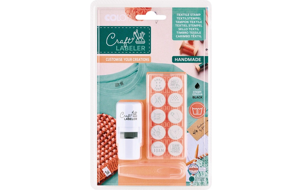 Colop Tampon textile Craft Labeler 10 pièces