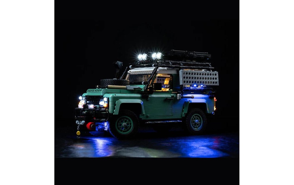BrickBling Lumières-LED pour LEGO® Land Rover Defender 90 (10317)