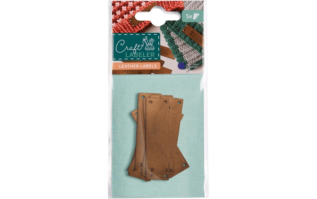 Colop Étiquettes en cuir Craft Labeler 5 pièces