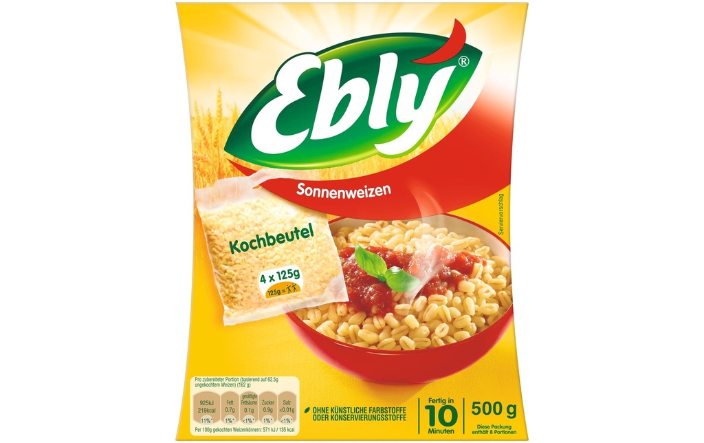 Ebly Blé solaire 500 g