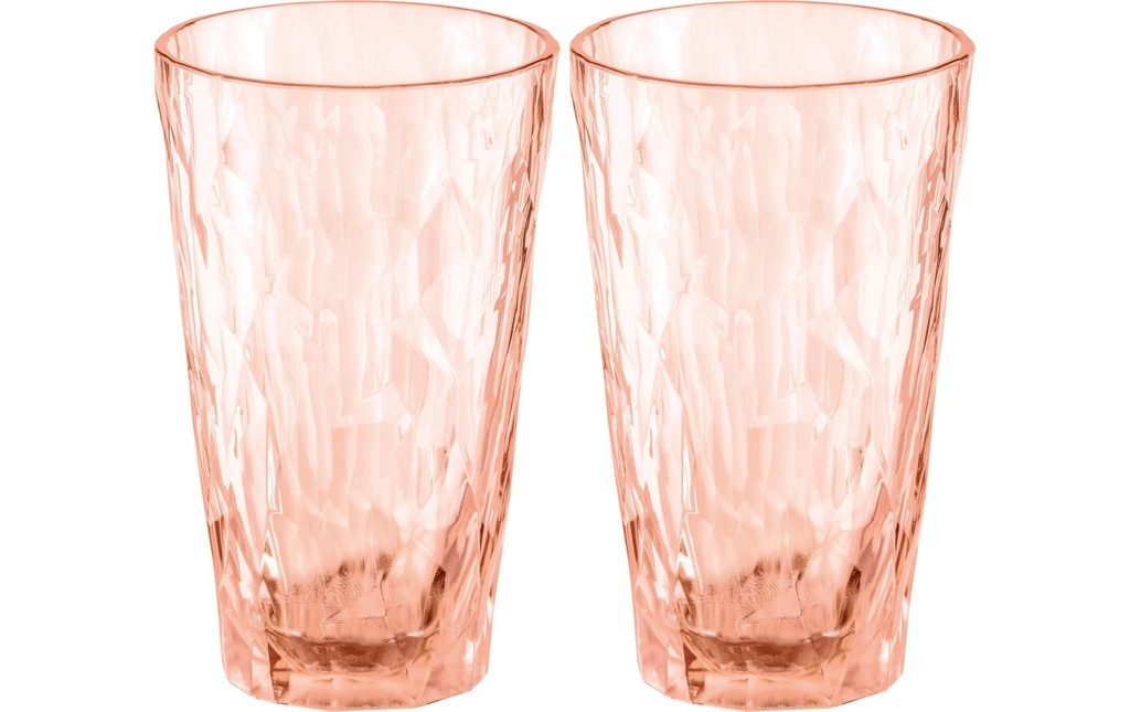 Koziol Verre Club No. 6 300 ml, 2 Pièce/s, Rose
