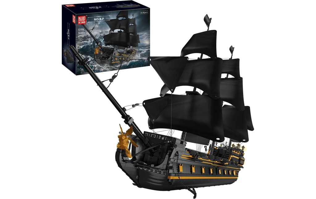 Mould King Bateau pirate Black Pearl II Bateau pirate Nautik