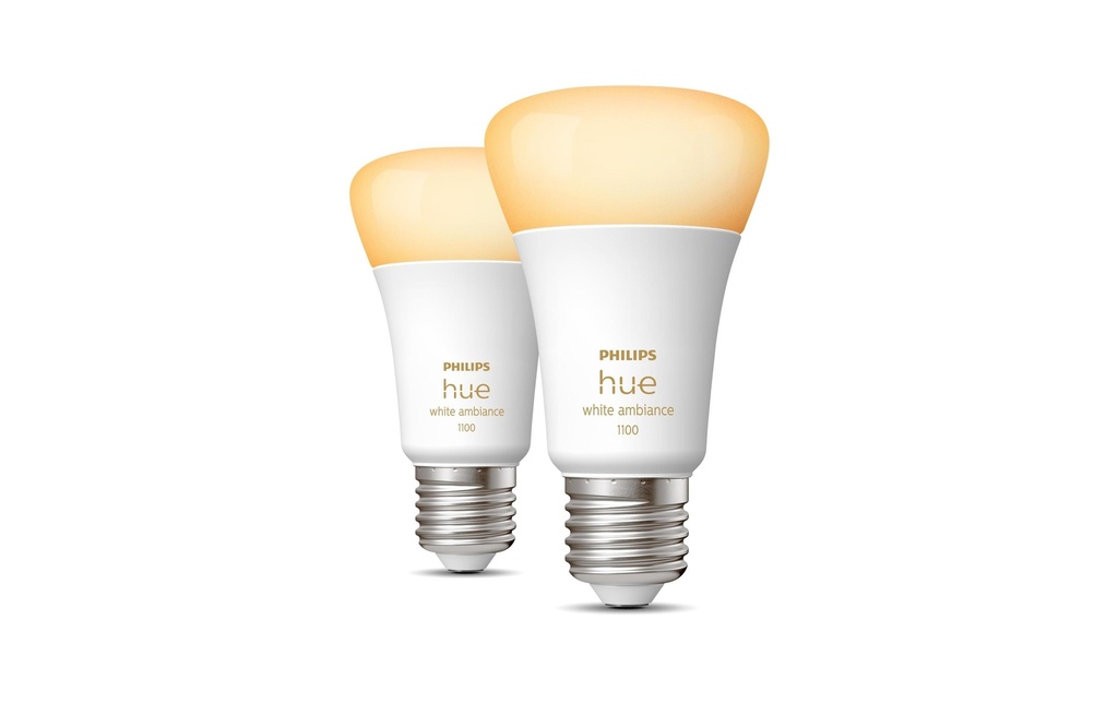Philips Hue Ampoules White Ambiance E27 pack double 2 x 1055 lm