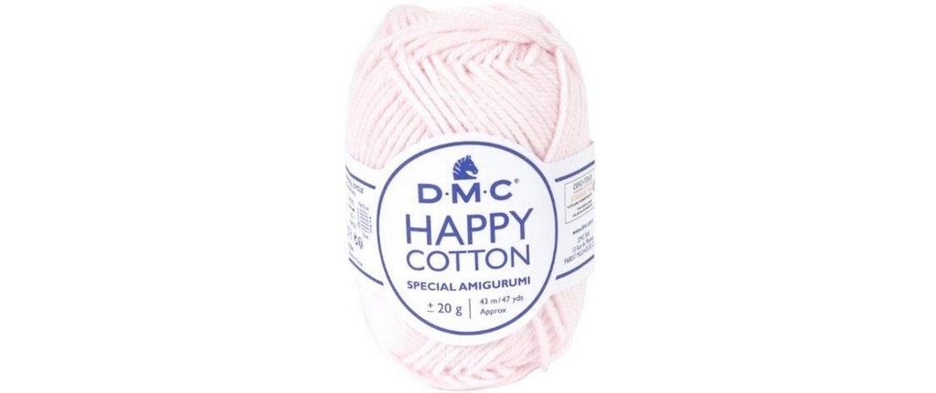 DMC Fil de coton Natura Happy Cotton Rose clair