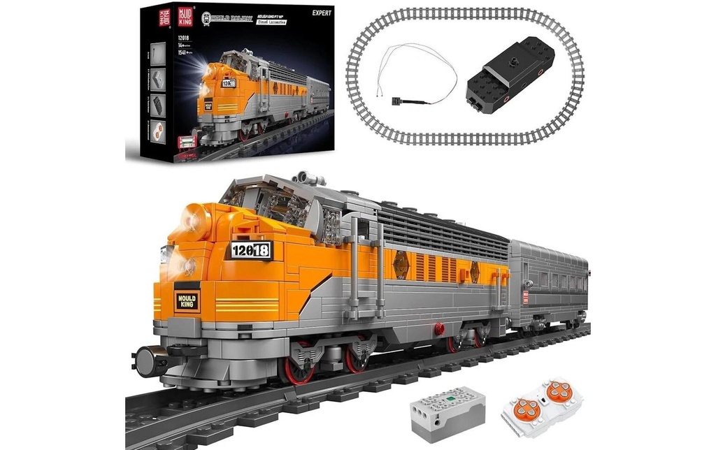 Mould King 12018 Locomotive diesel EMD F7 WP