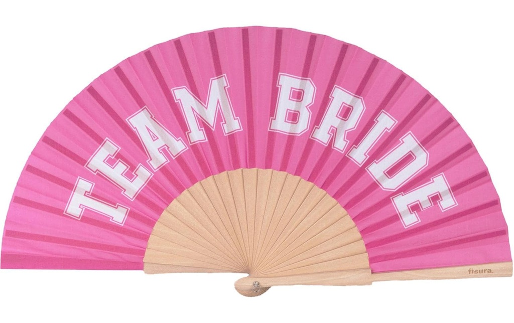 Fisura Éventail à main Team Bride rose/blanc
