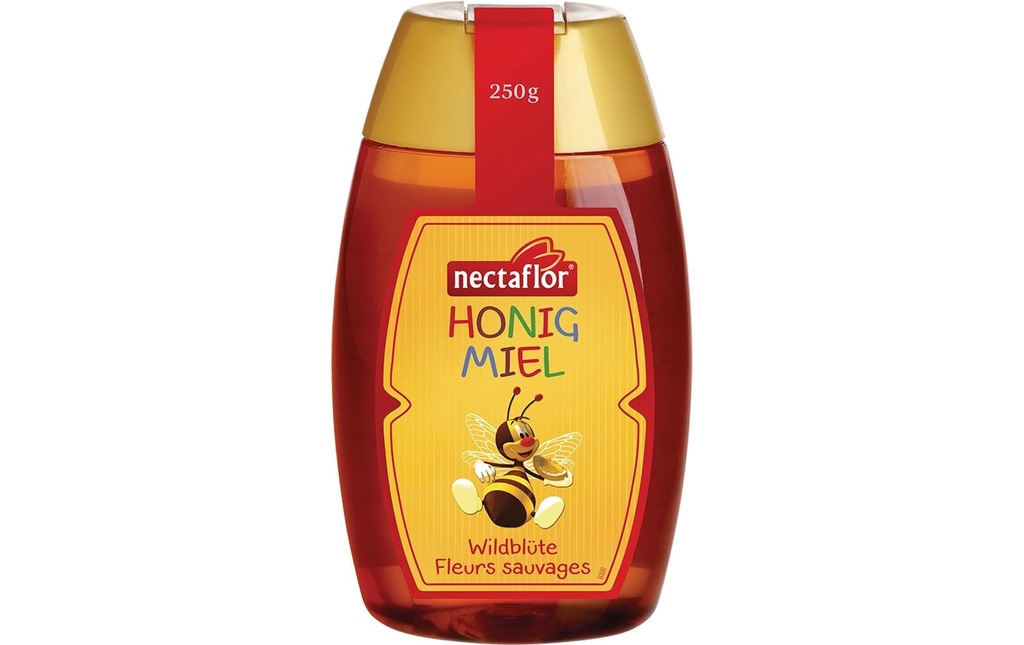 Nectaflor Flacon verseur Miel de fleurs sauvages 250 g