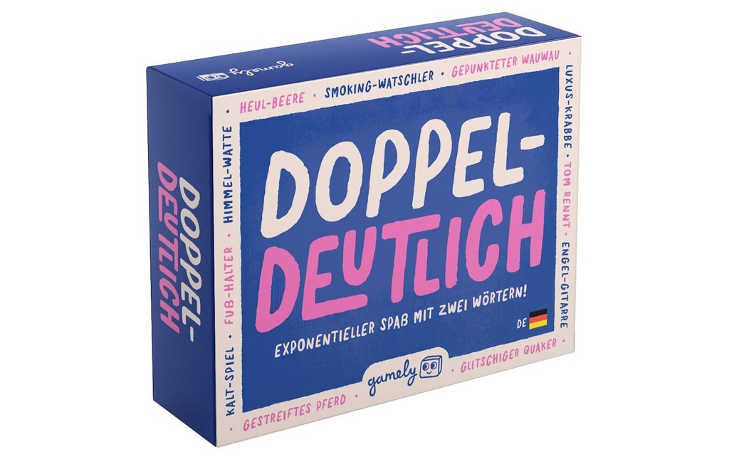 gamely Party game Double-Distinctement Allemand