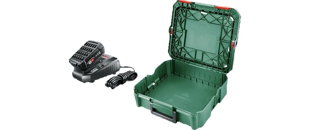 Bosch Professional Kit de démarrage 18 V (2.5Ah + AL 1830 CV) + SystemBox